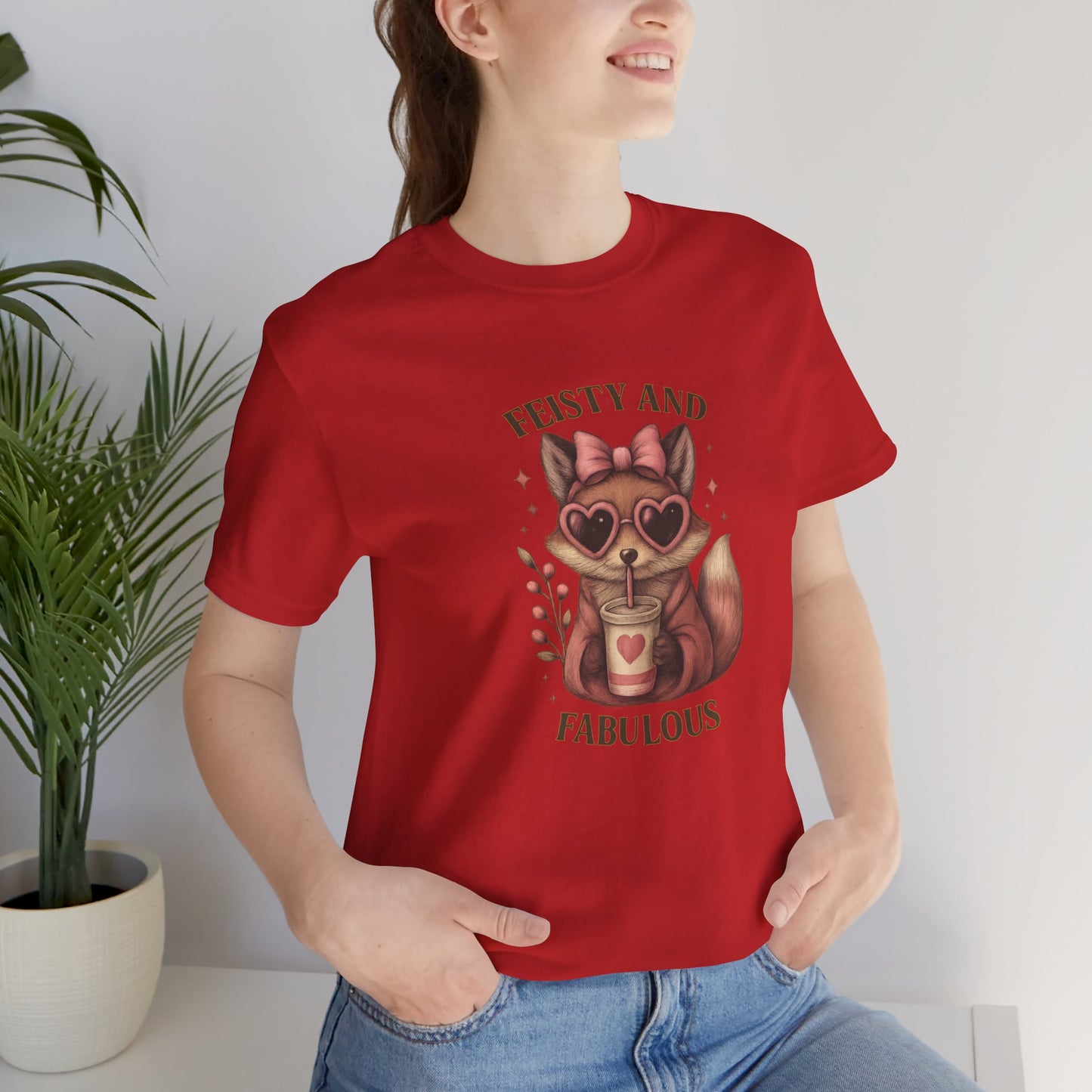 Feisty and Fabulous Fox Cute Animal T-Shirt