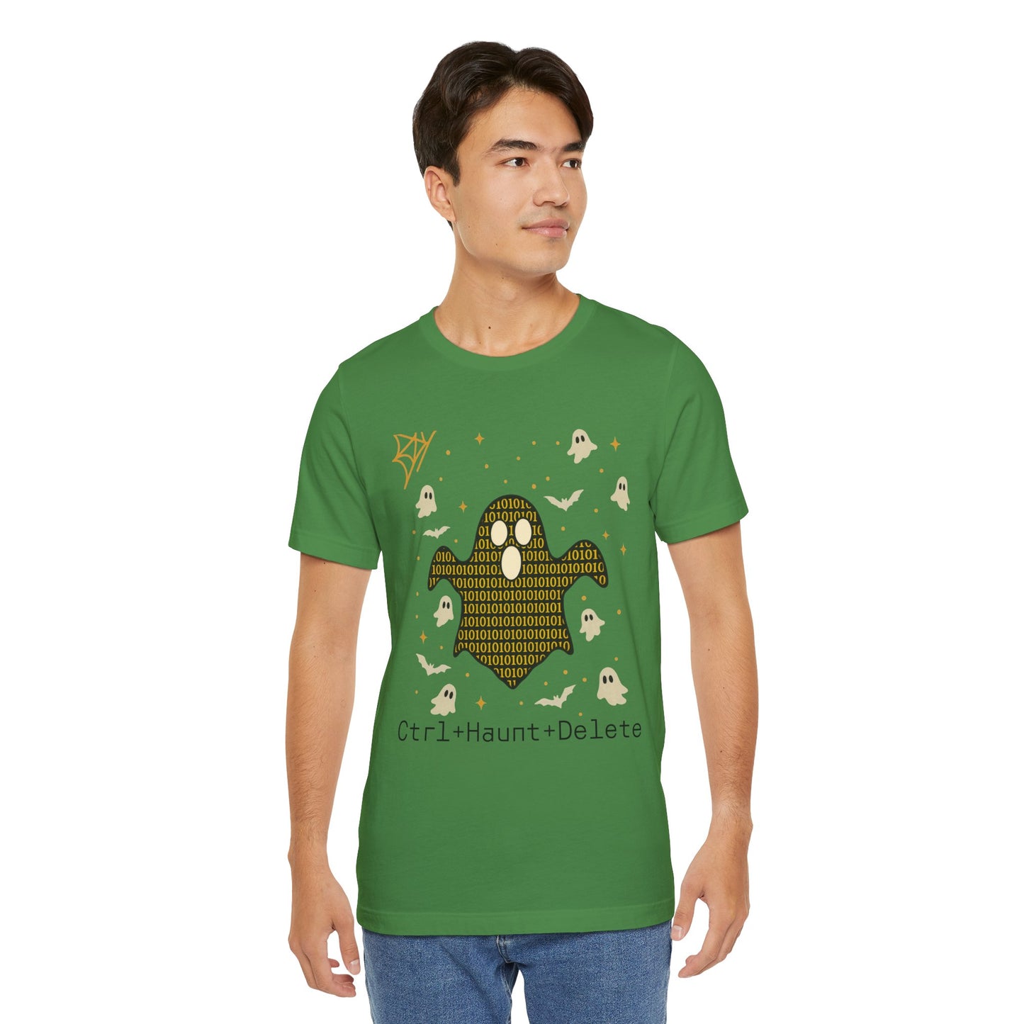 Artificial AI Ghost T-shirt , Halloween Ghost