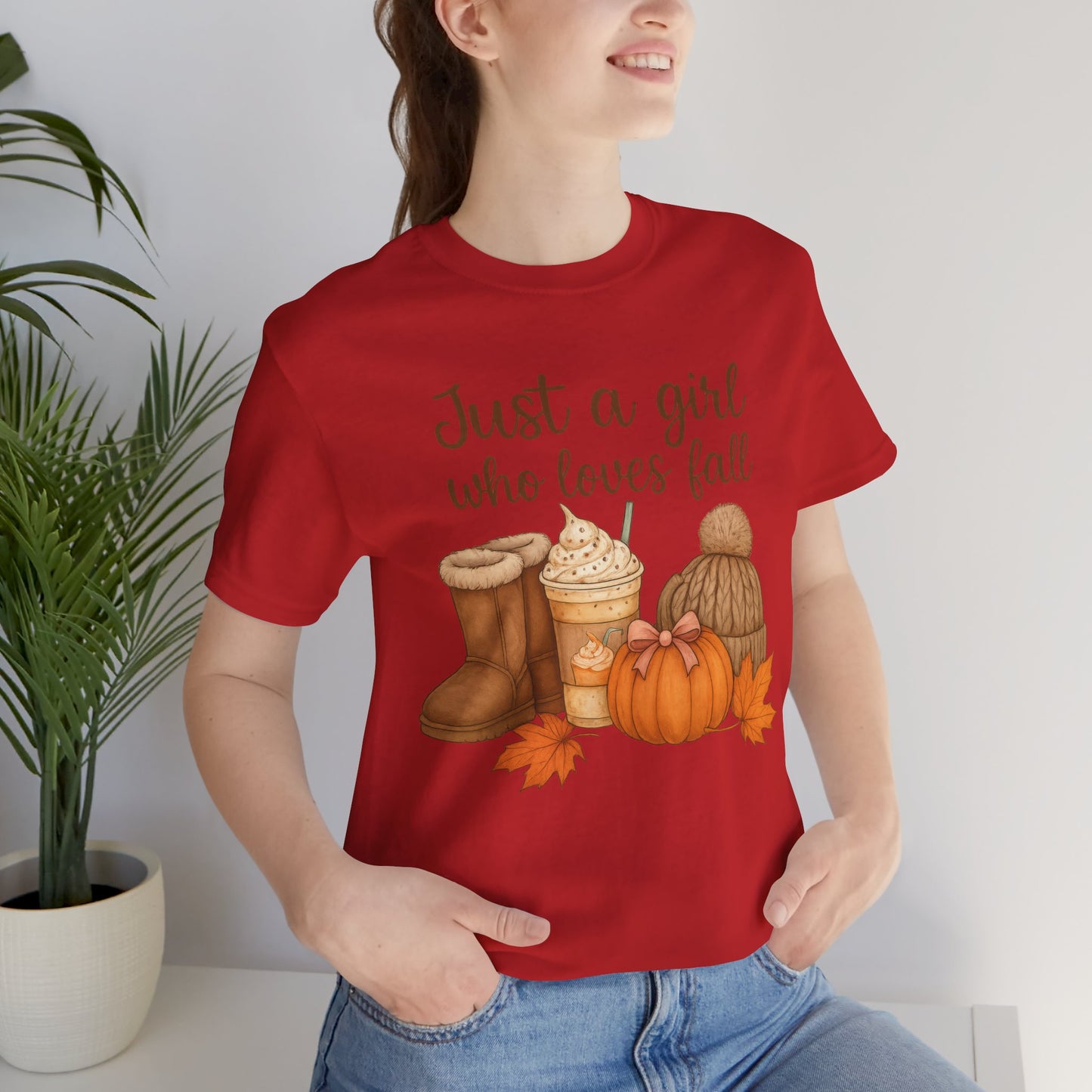 Just a Girl Who Loves Fall, Shirt, Cozy Outfit