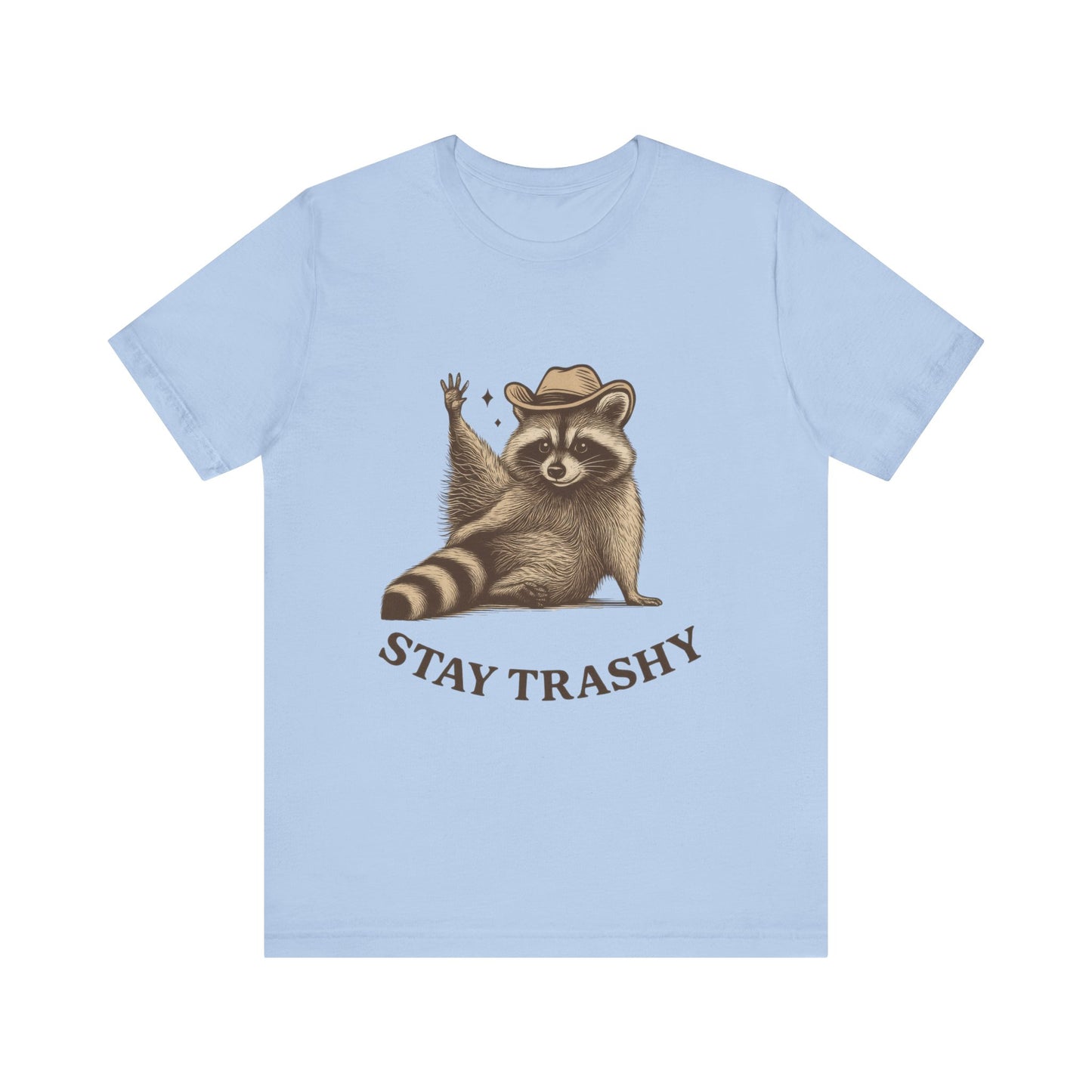 Stay Trashy Raccoon Tee for Nature Lovers
