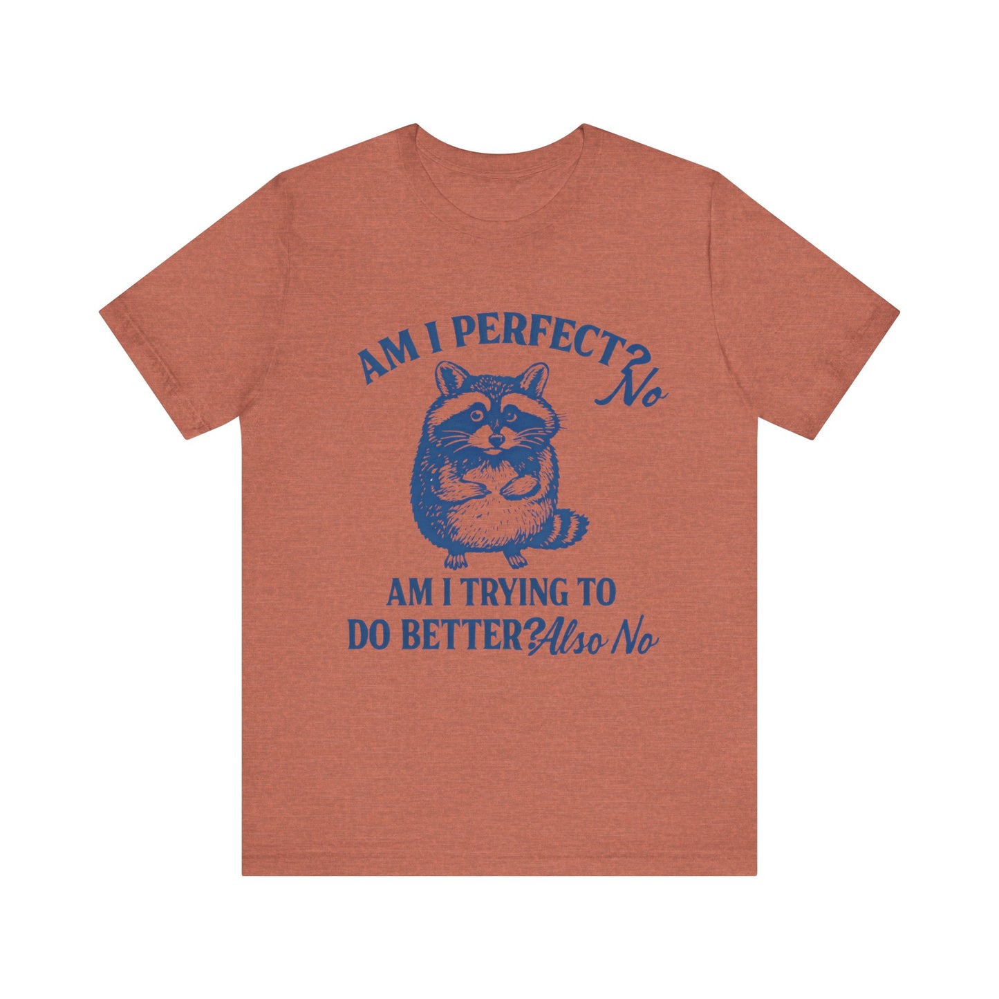 Am I Perfect? No, Am I doing to do better? Also No Shirt