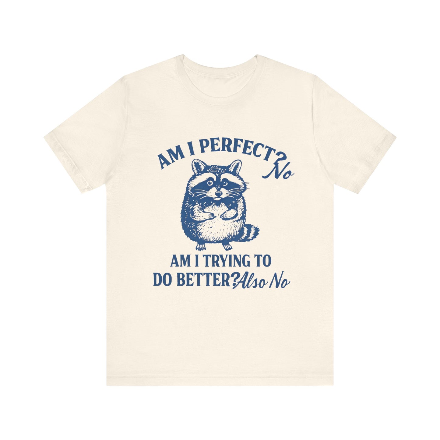Am I Perfect? No, Am I doing to do better? Also No Shirt