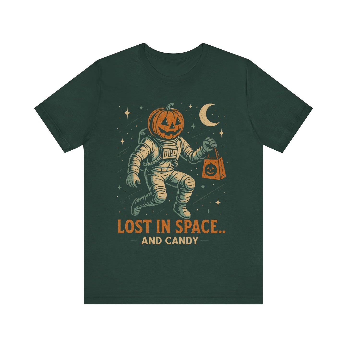 Lost In Space Shirt, Astronaut Pumpkin Shirt