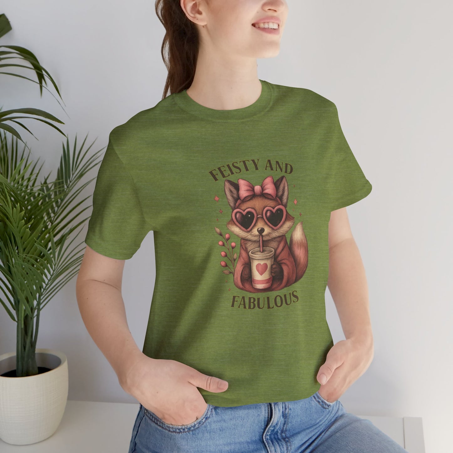 Feisty and Fabulous Fox  Cute Animal T-Shirt