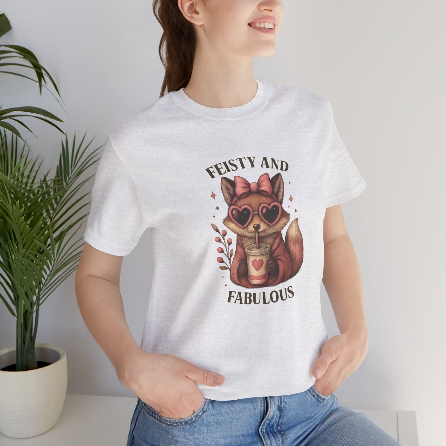 Feisty and Fabulous Fox  Cute Animal T-Shirt