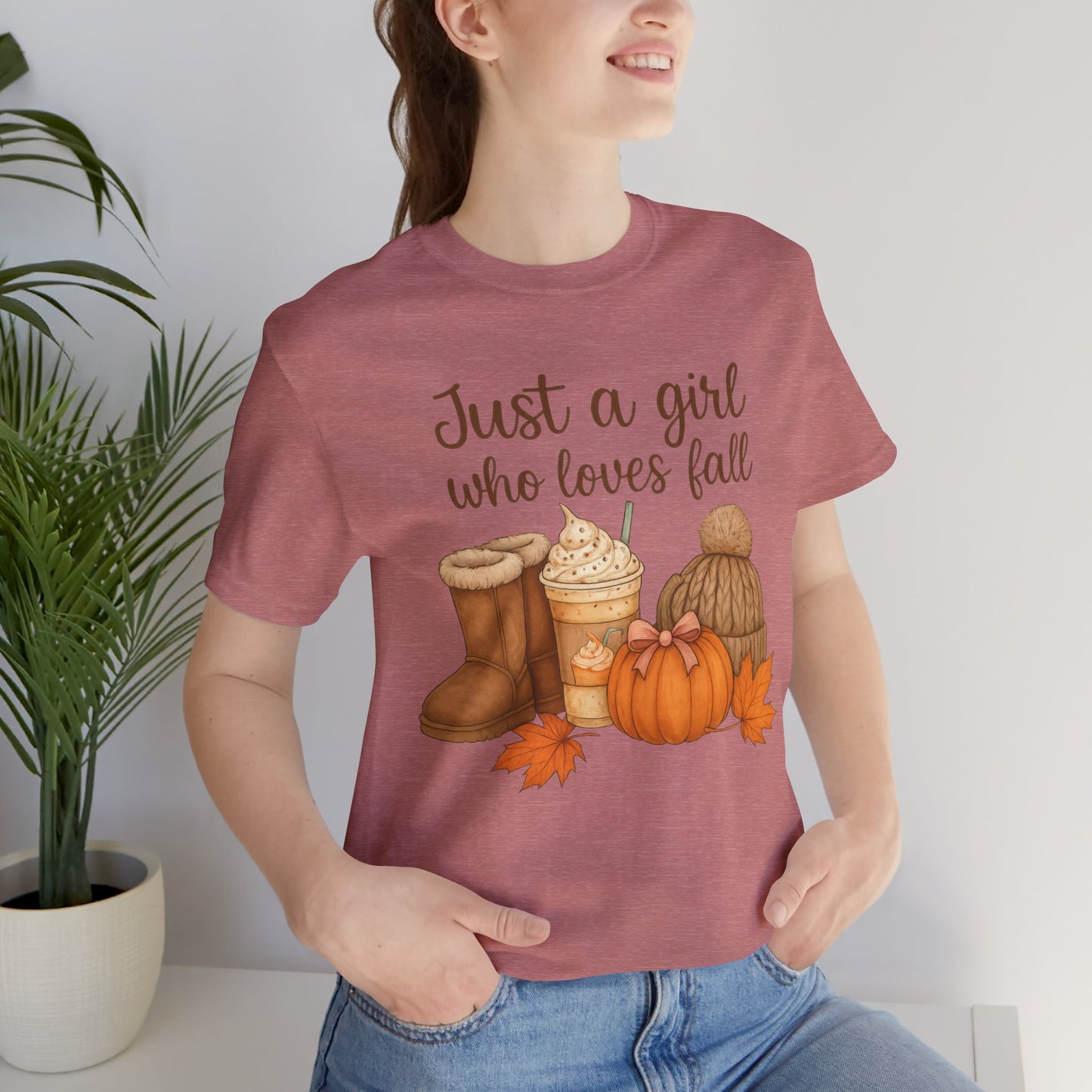 Just a Girl Who Loves Fall, Shirt, Cozy Outfit
