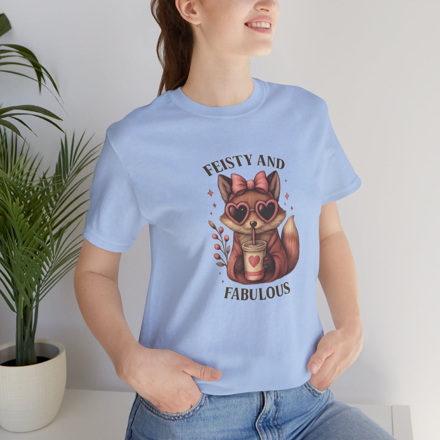 Feisty and Fabulous Fox  Cute Animal T-Shirt