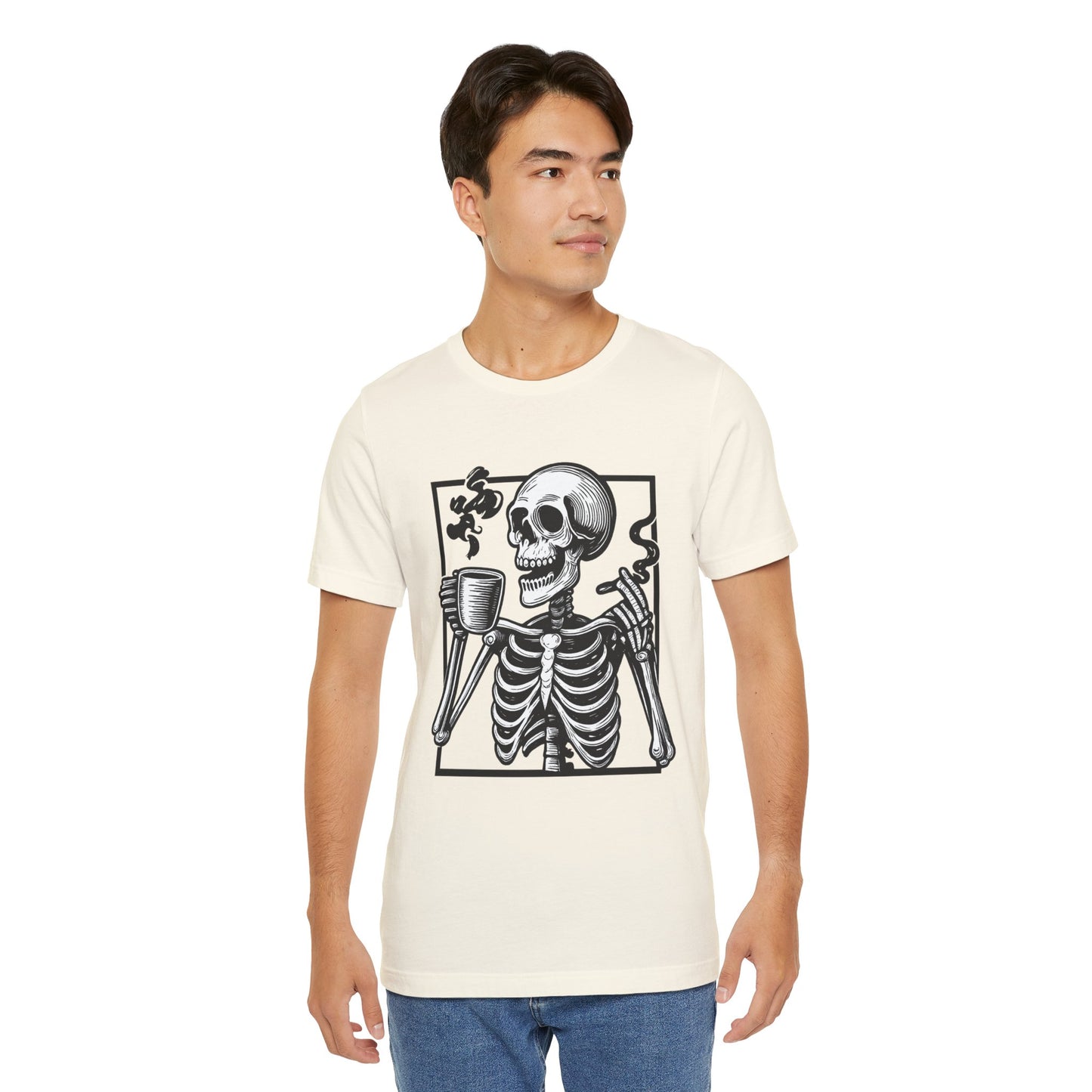 Skeleton Coffee Lover T-Shirt