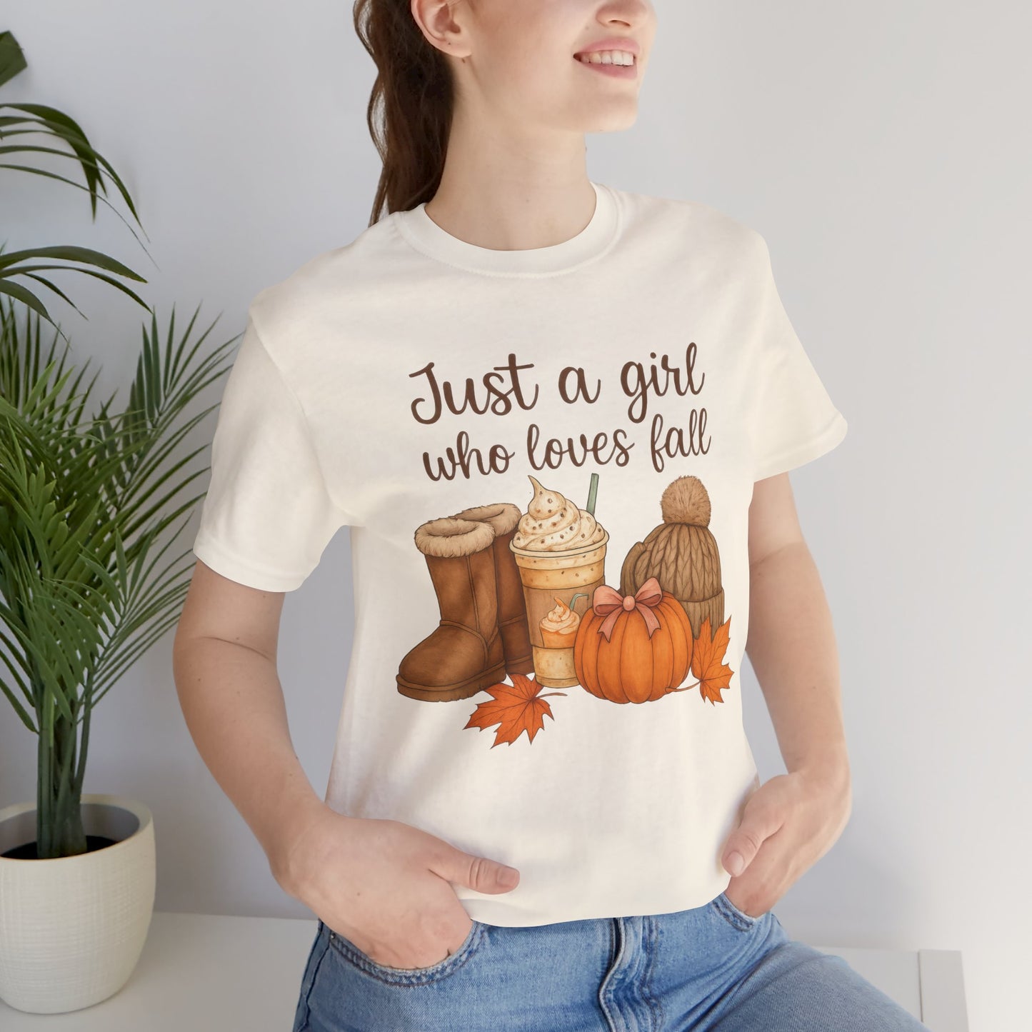 Just a Girl Who Loves Fall, Shirt, Cozy Outfit