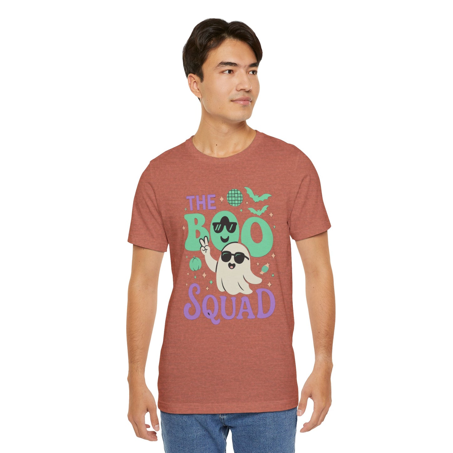 BOO Squad Halloween Shirt, Cute Ghost  Halloween Gift