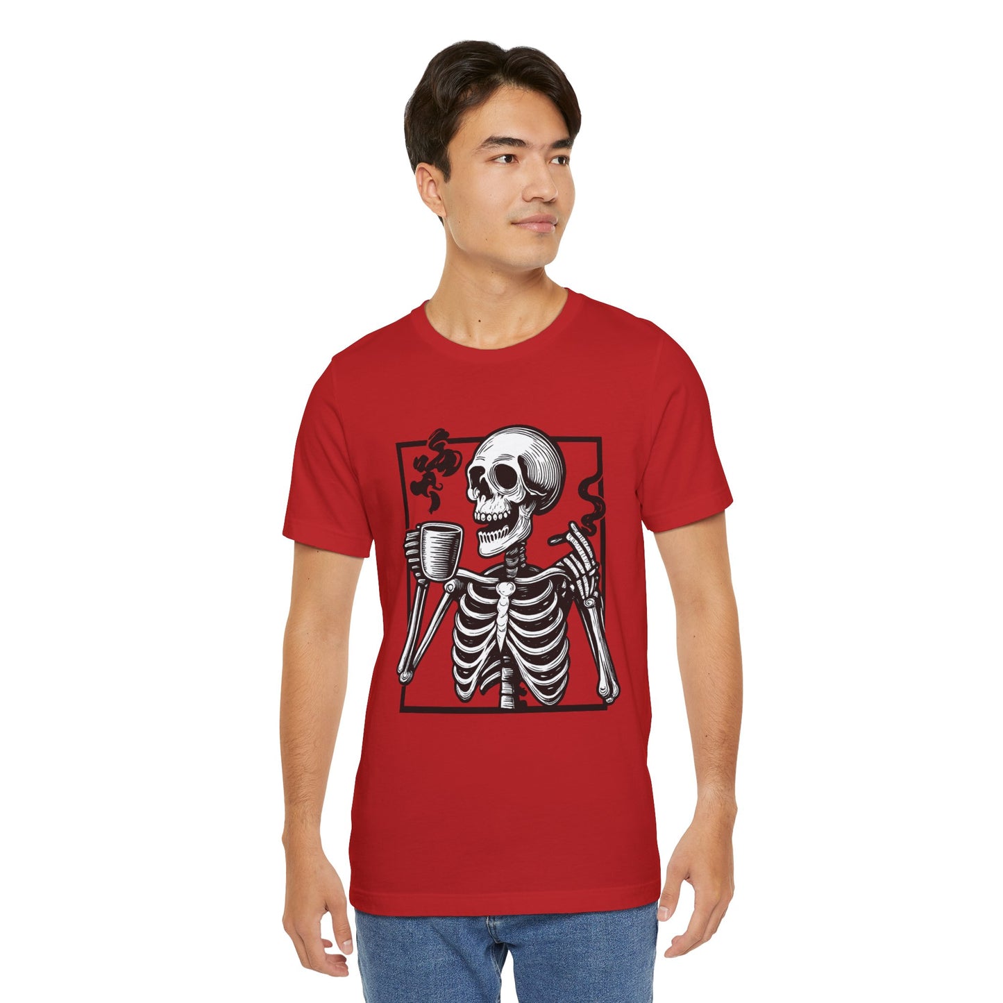 Skeleton Coffee Lover T-Shirt