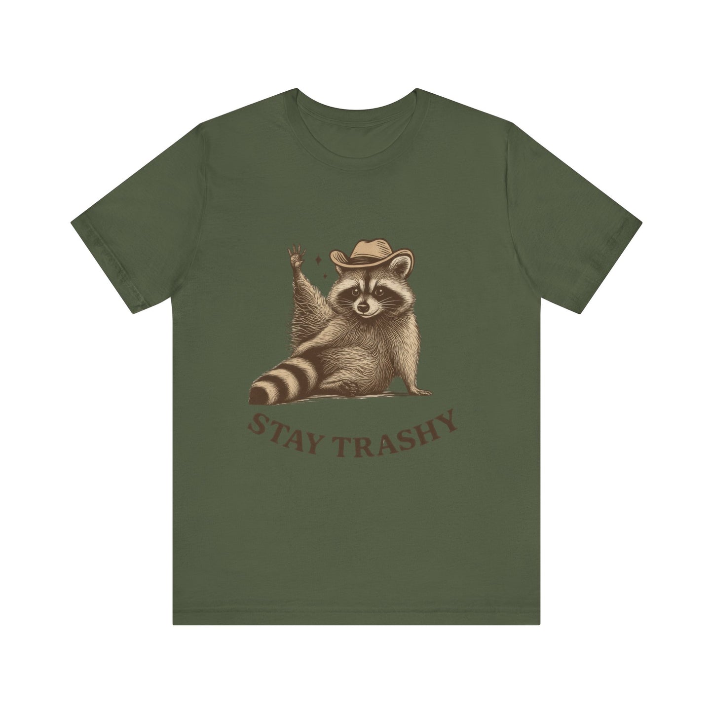 Stay Trashy Raccoon Tee for Nature Lovers