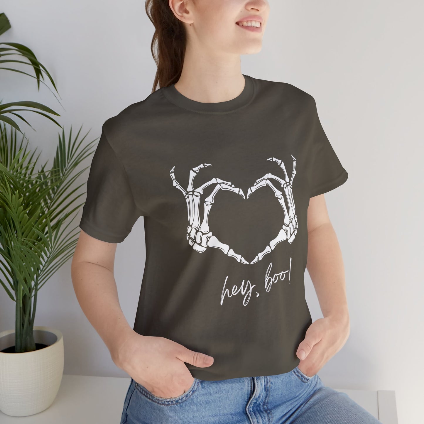 Romantic  Spooky  Skeleton Heart T-Shirt
