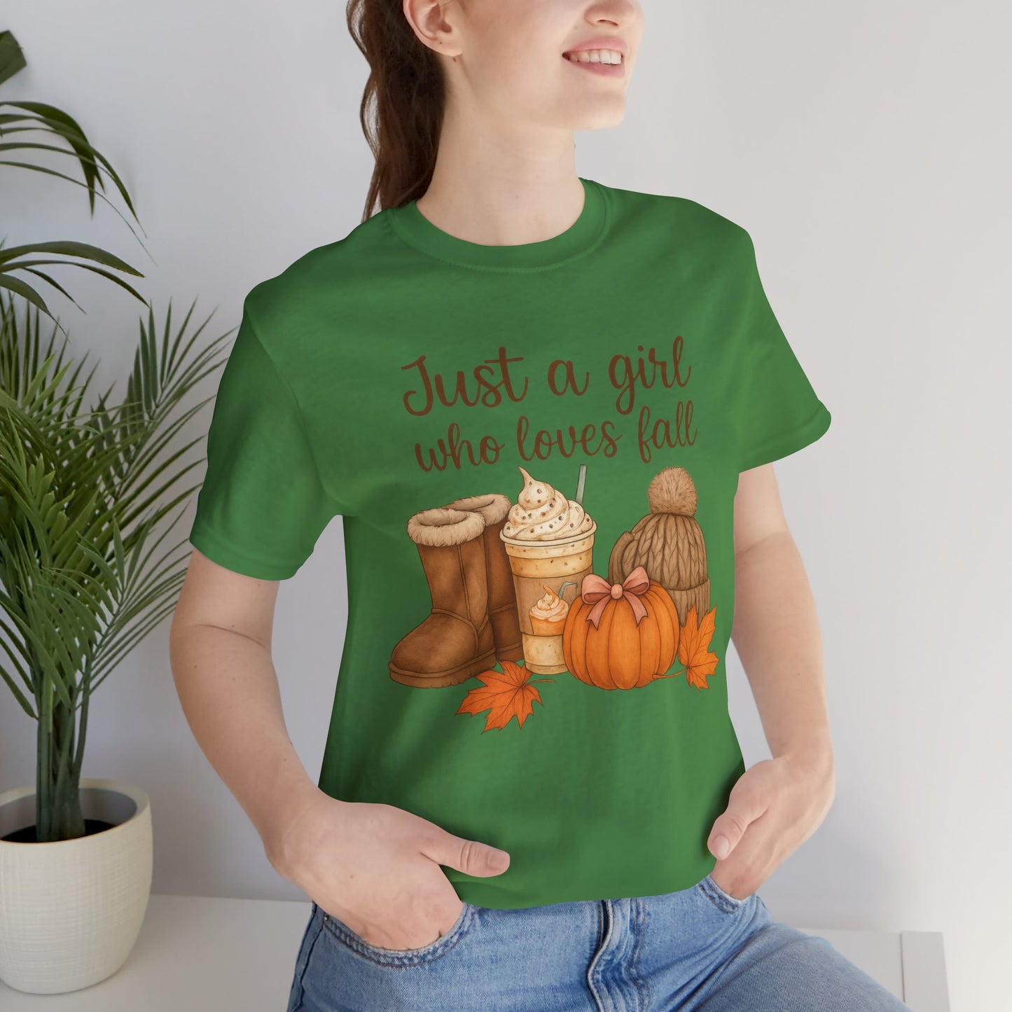 Just a Girl Who Loves Fall, Shirt, Cozy Outfit