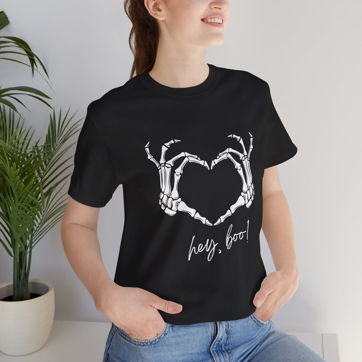 Romantic  Spooky  Skeleton Heart T-Shirt