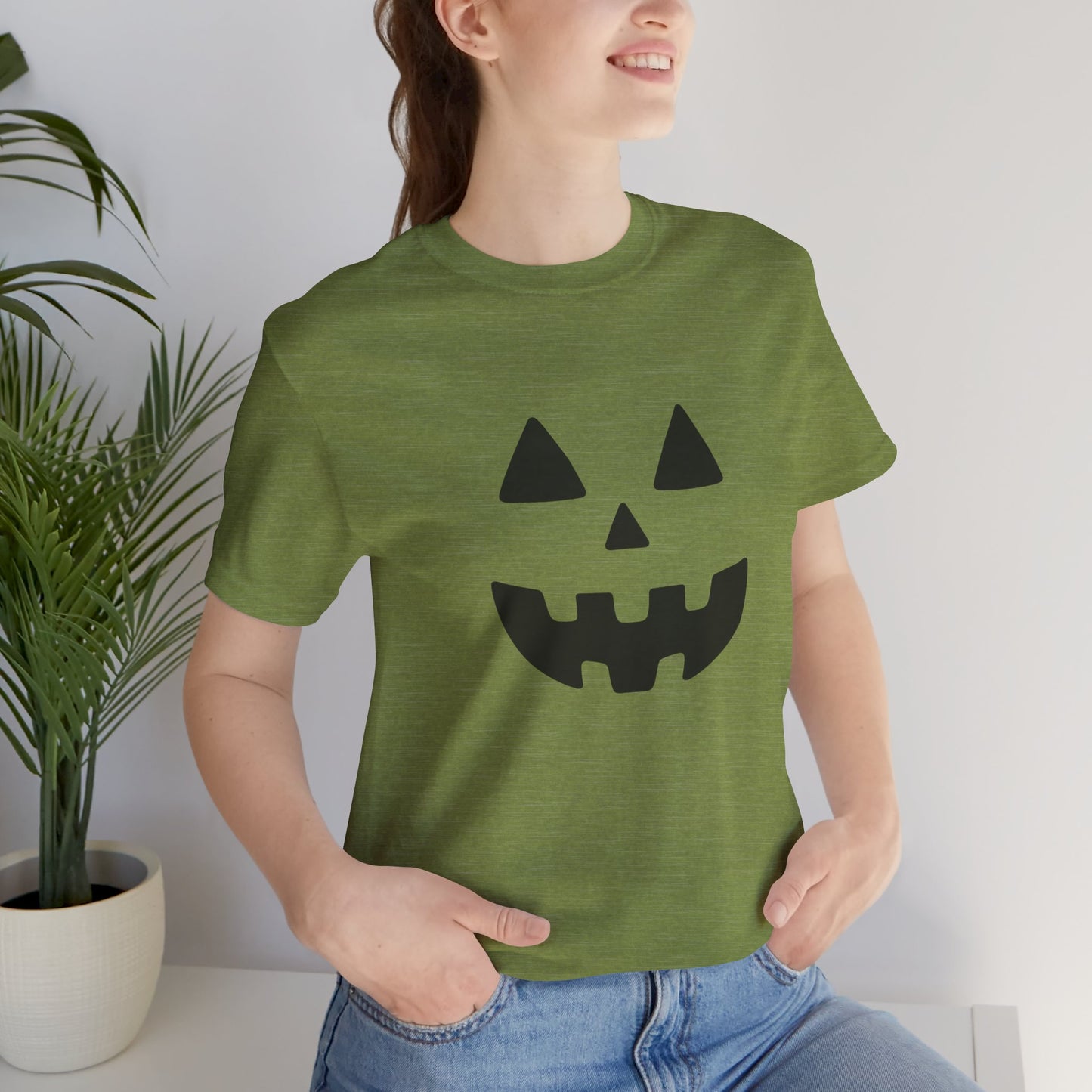 Halloween Pumpkin Face Trick or Treat Shirt