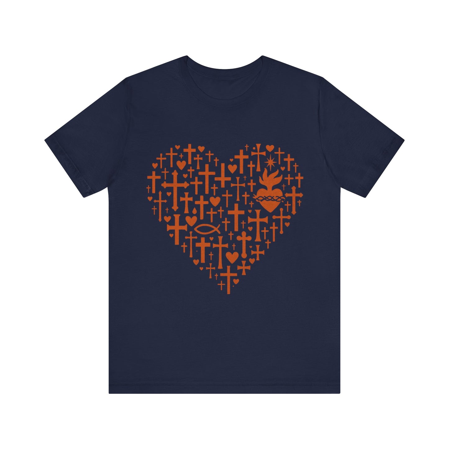 Heart Cross Design  Faith T-Shirt