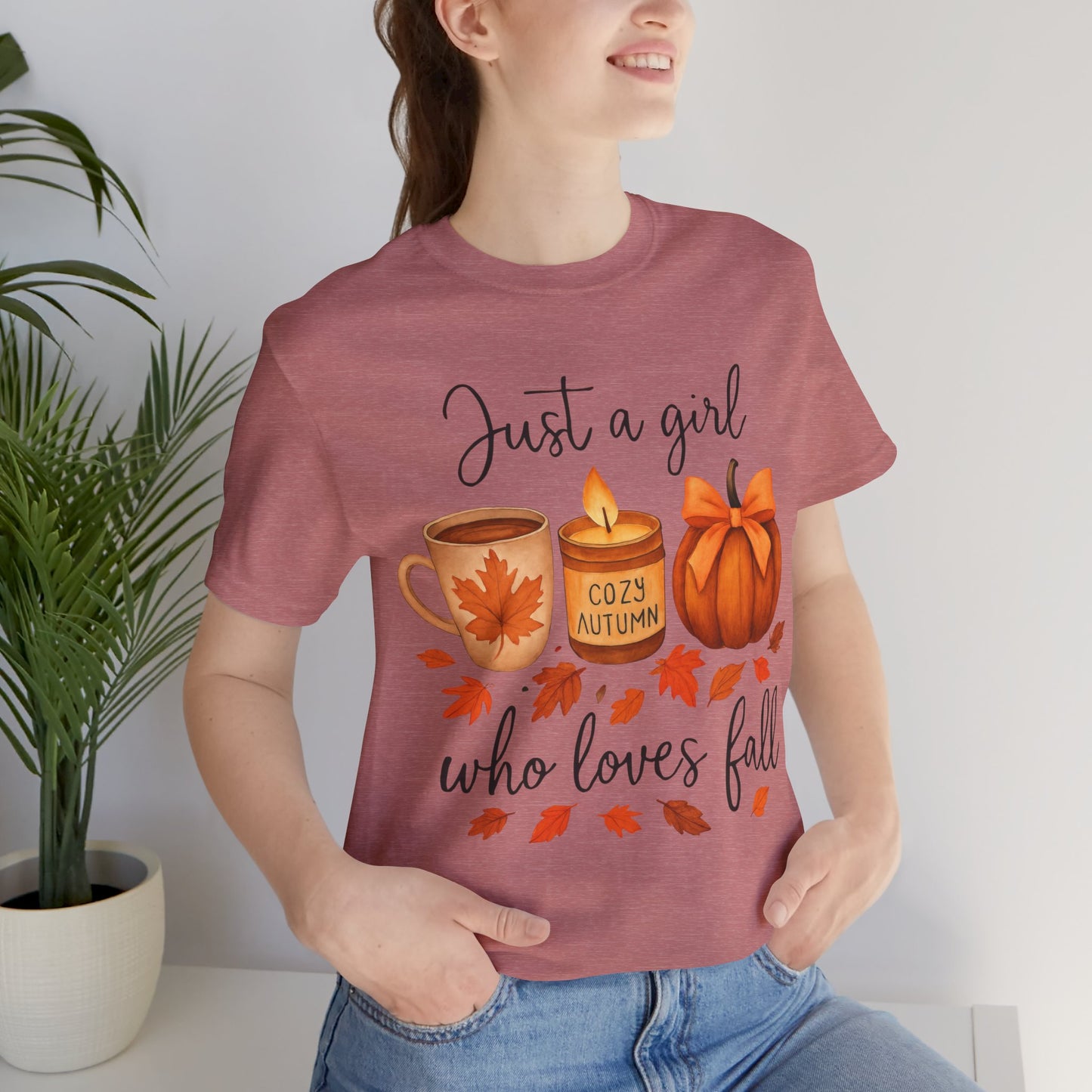 Just A Girl Who Loves Fall Shirt