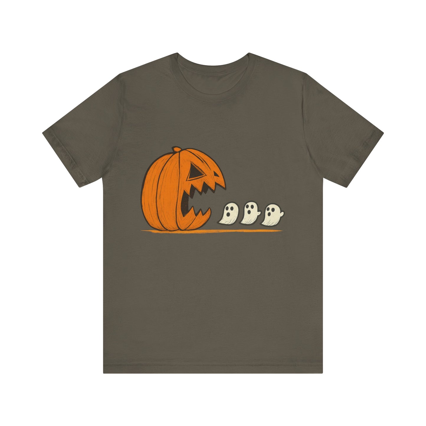 Halloween Ghosts Pumpkin  T-Shirt