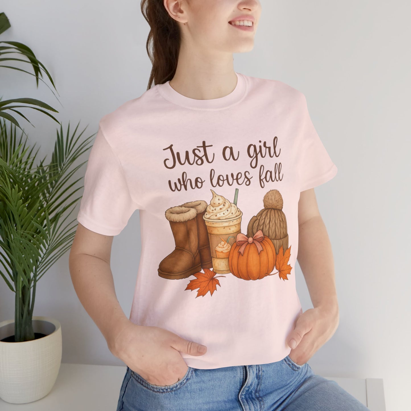 Just a Girl Who Loves Fall, Shirt, Cozy Outfit