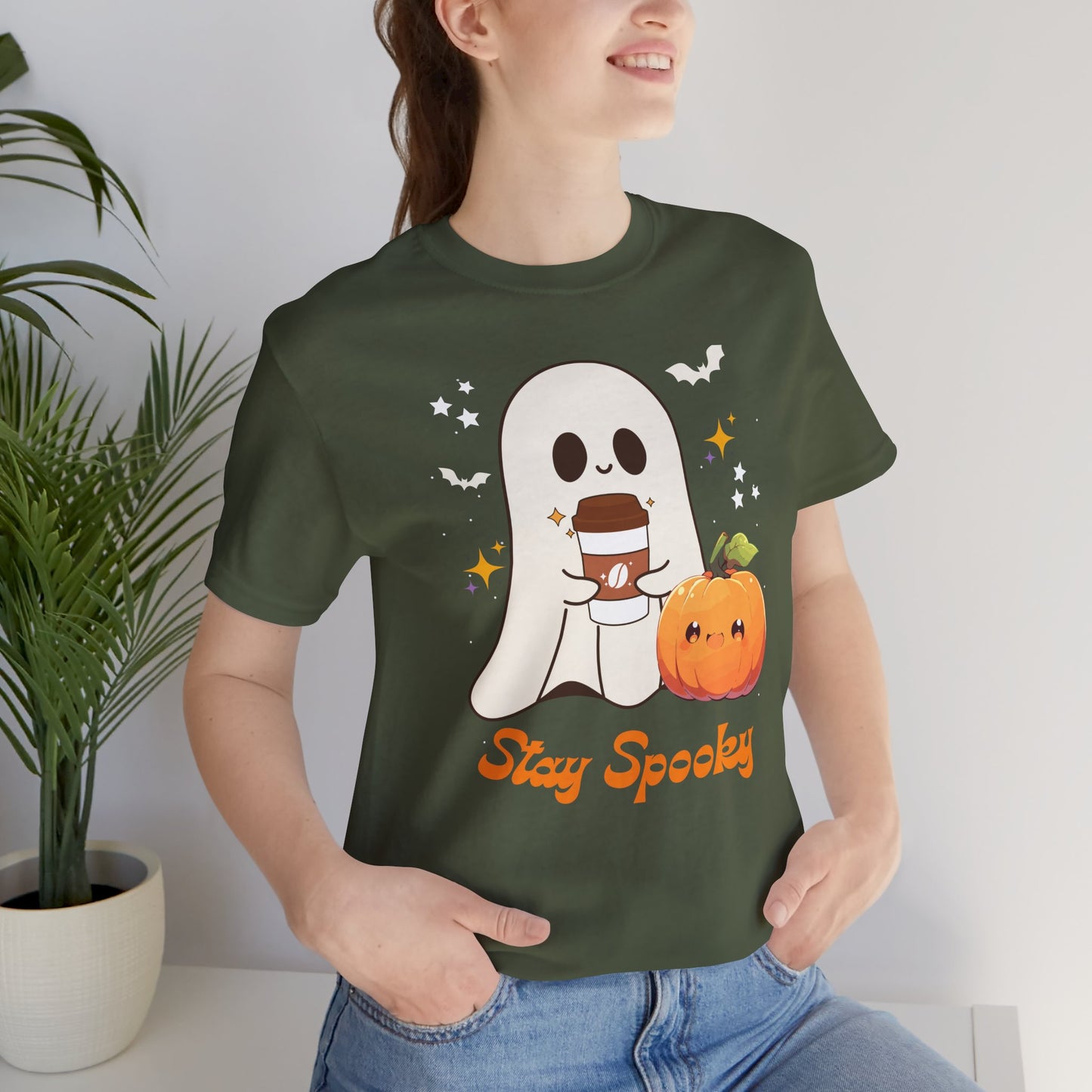 Stay Spooky Shirt, Ghost Graphic Tee