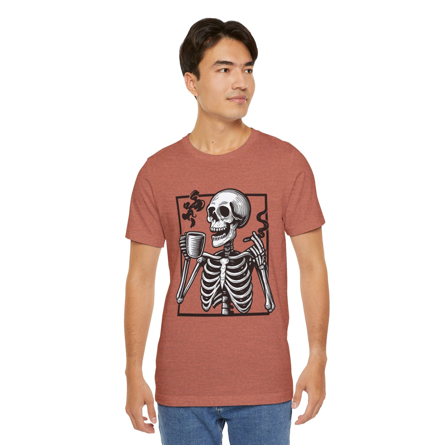 Skeleton Coffee Lover T-Shirt