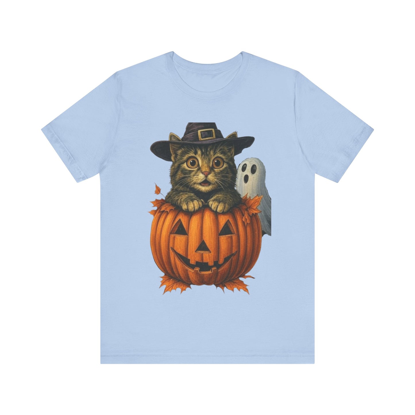 Halloween Cat Pumpkin,  Cute Trick or Treat Tee