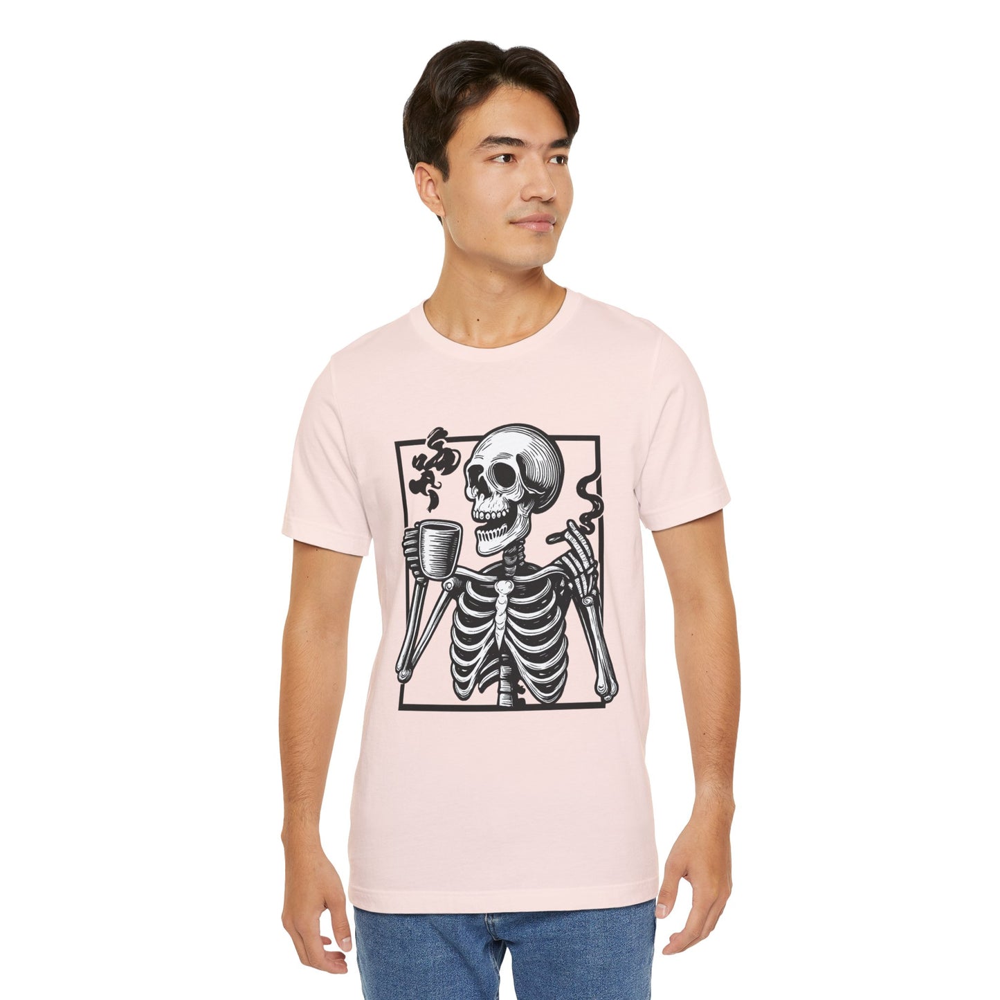Skeleton Coffee Lover T-Shirt