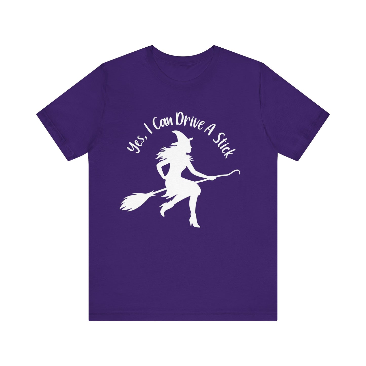 Yes I Can Drive A Stick Cute Witch Shirt