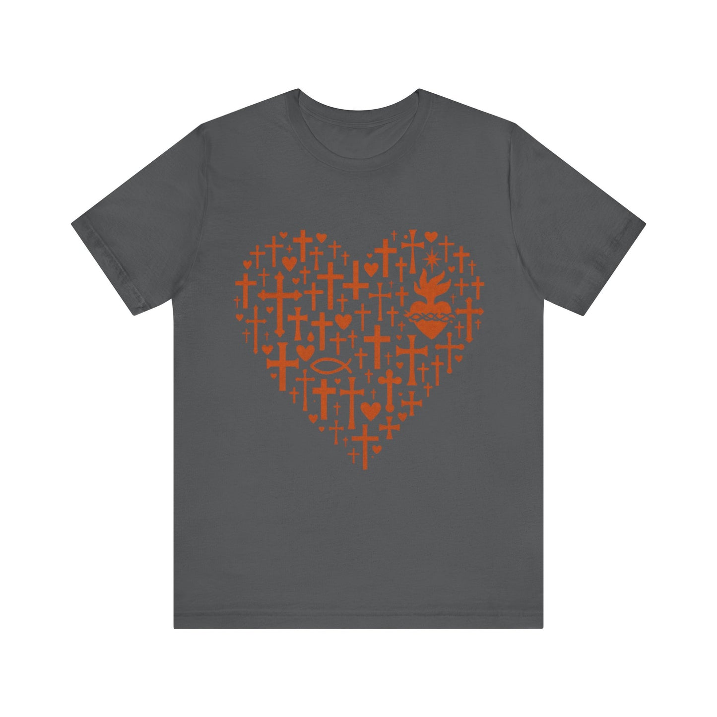 Heart Cross Design  Faith T-Shirt