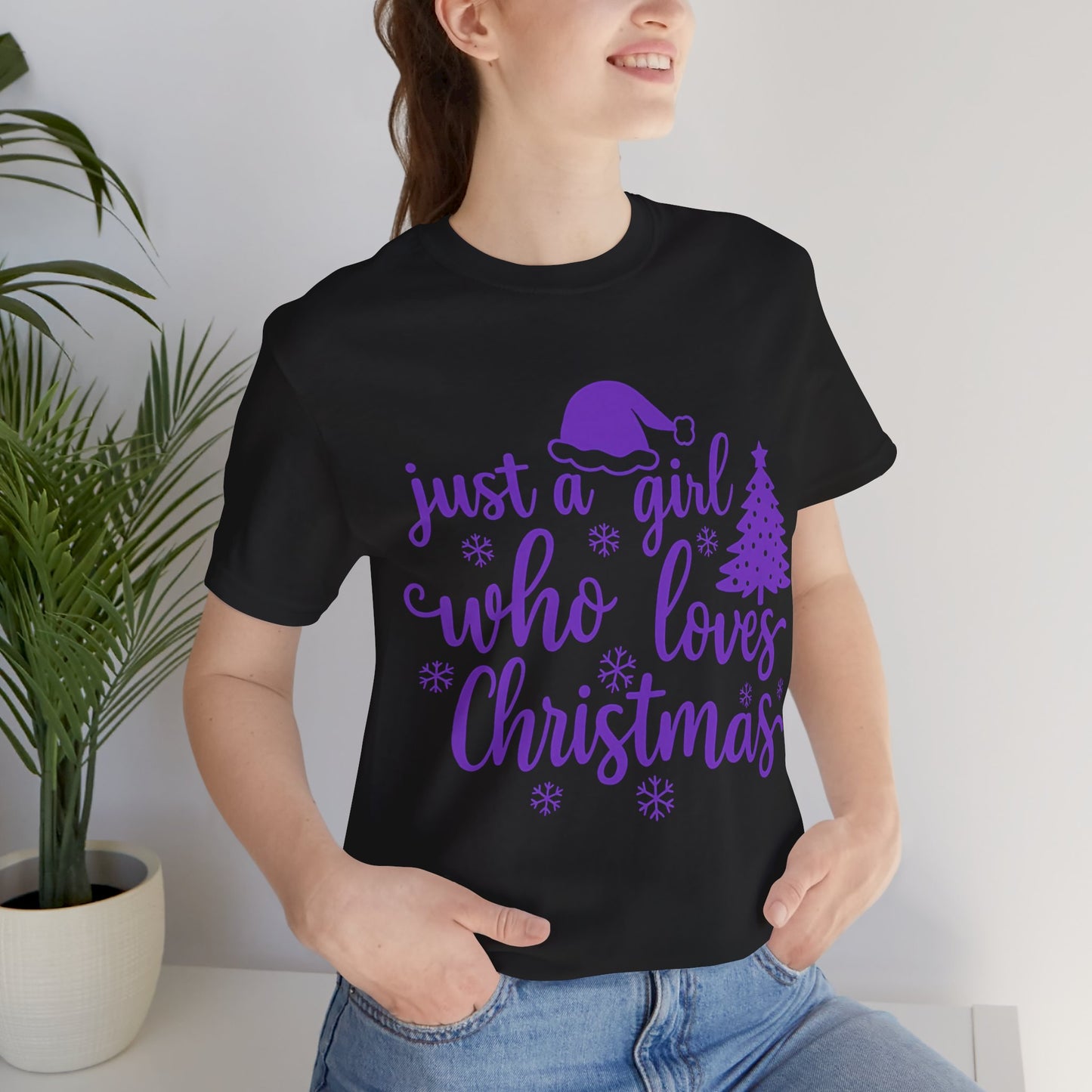 Just A Girl Who Loves Christmas Shirt
