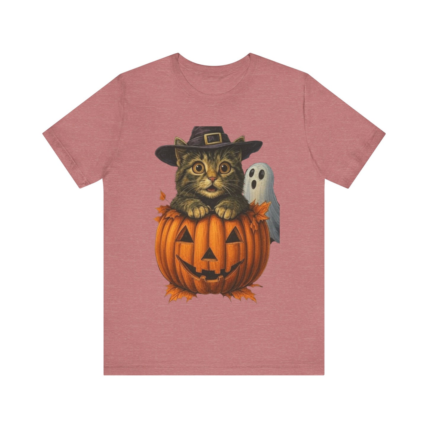 Halloween Cat Pumpkin,  Cute Trick or Treat Tee
