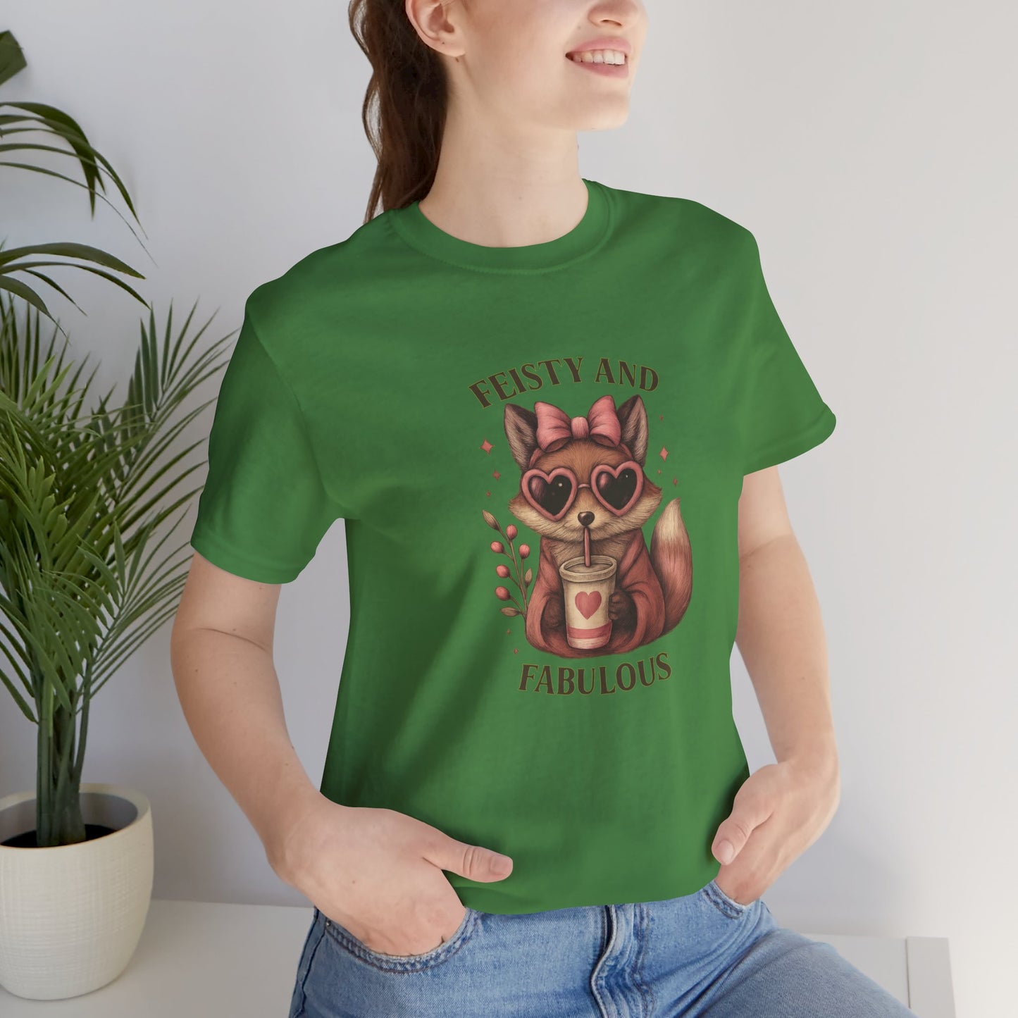 Feisty and Fabulous Fox  Cute Animal T-Shirt