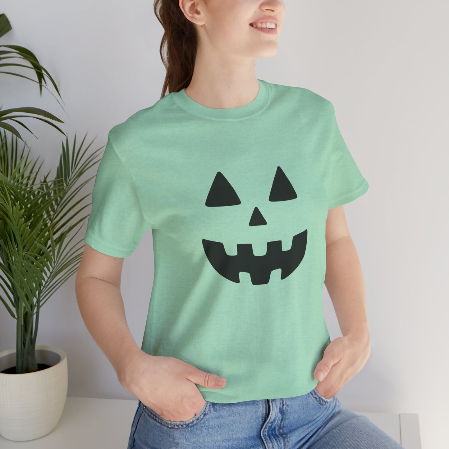 Halloween Pumpkin Face Trick or Treat Shirt