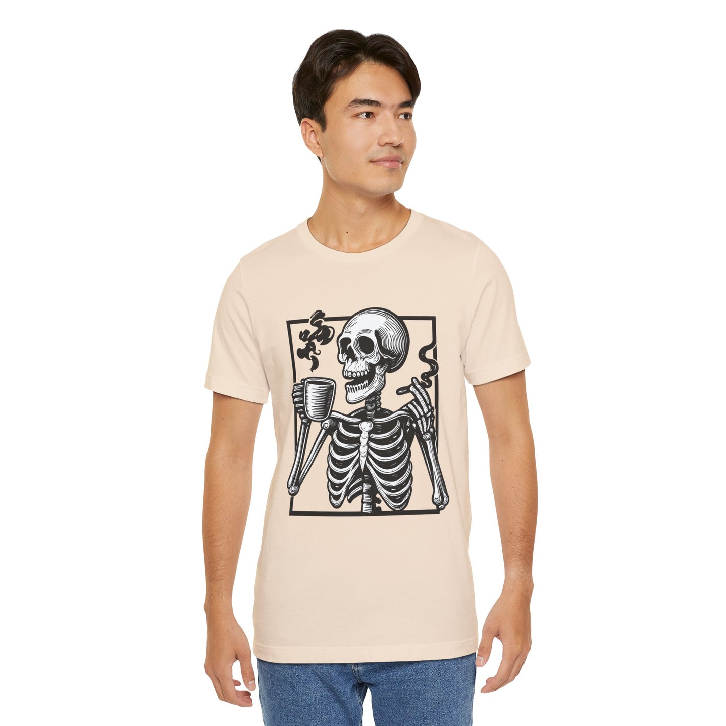 Skeleton Coffee Lover T-Shirt