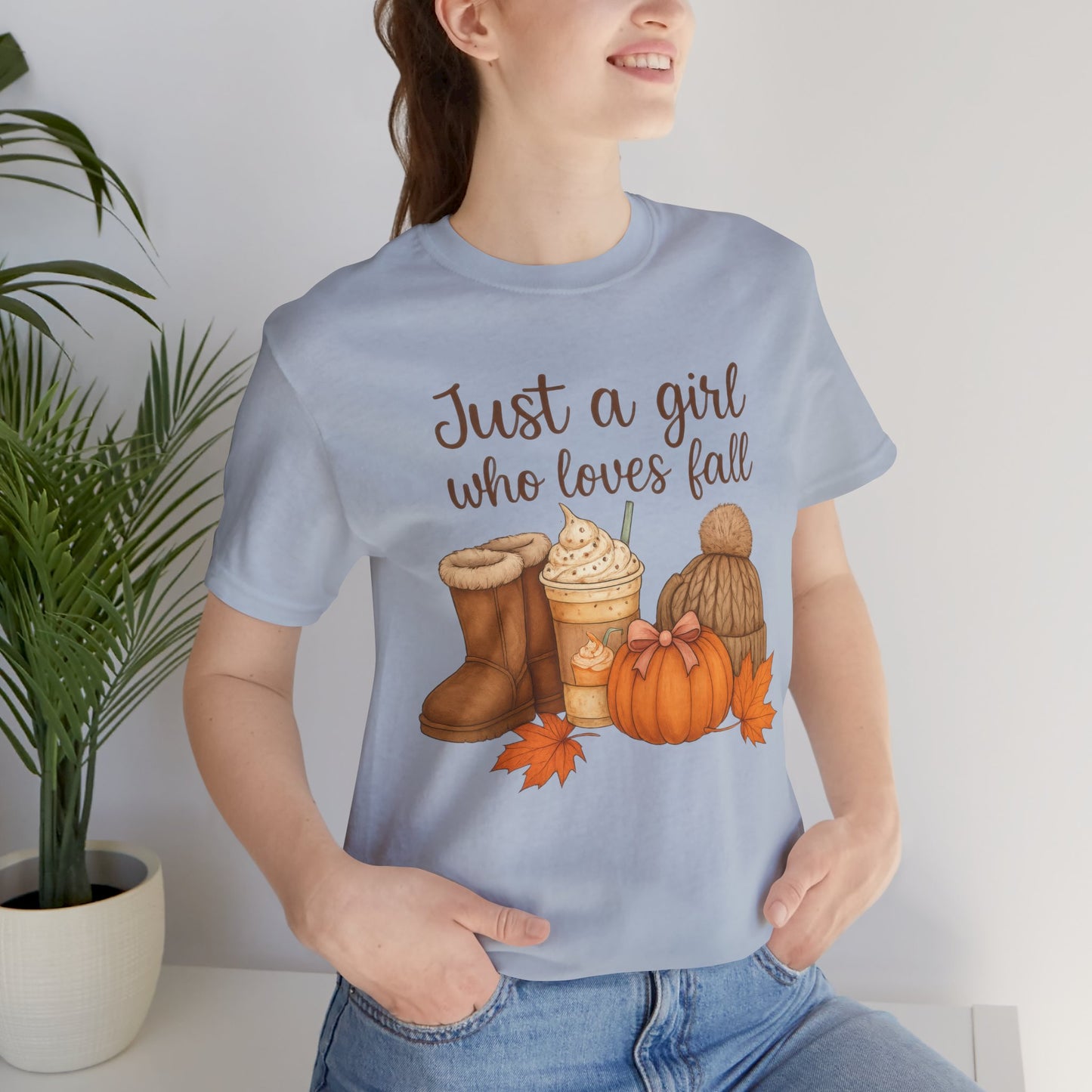 Just a Girl Who Loves Fall, Shirt, Cozy Outfit