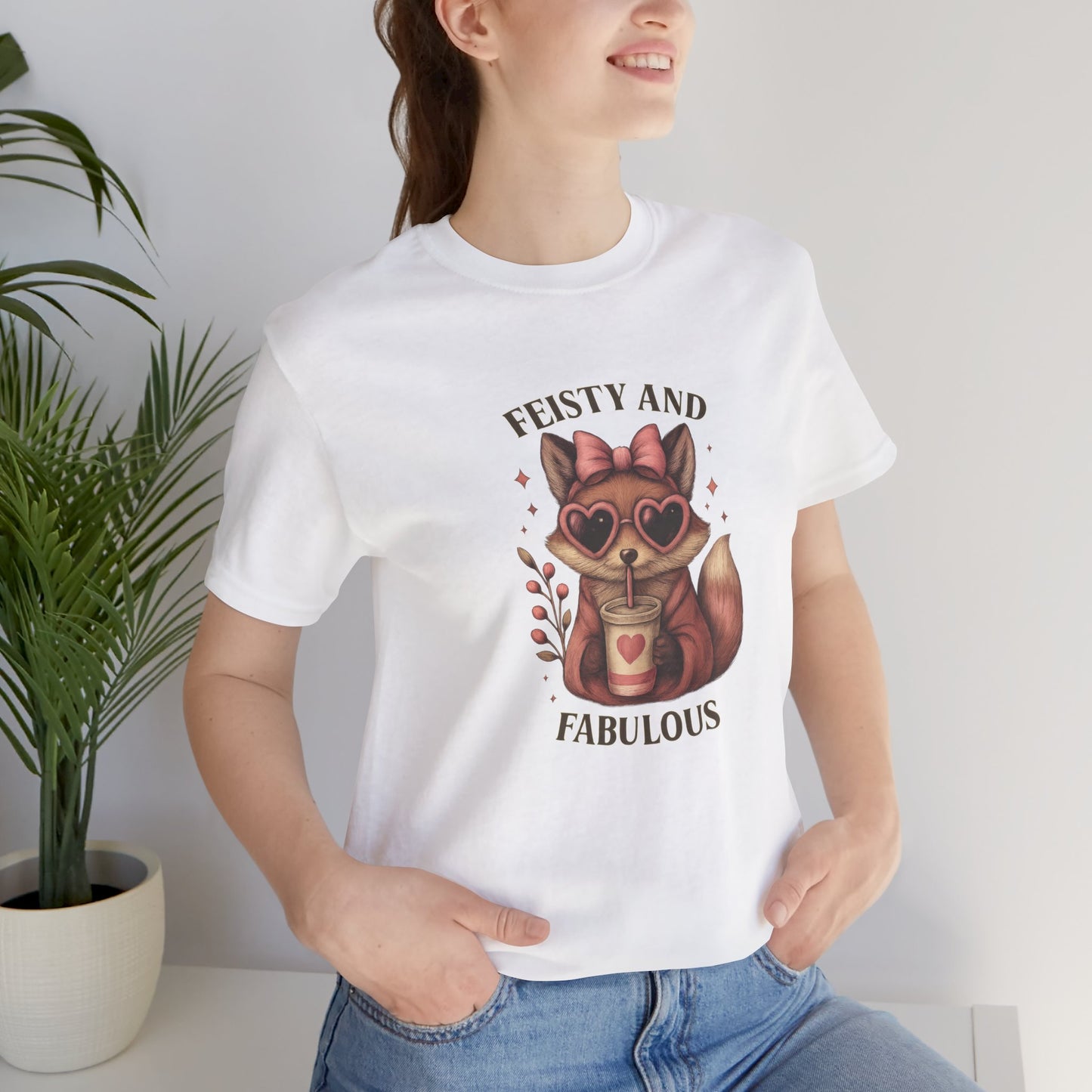 Feisty and Fabulous Fox  Cute Animal T-Shirt