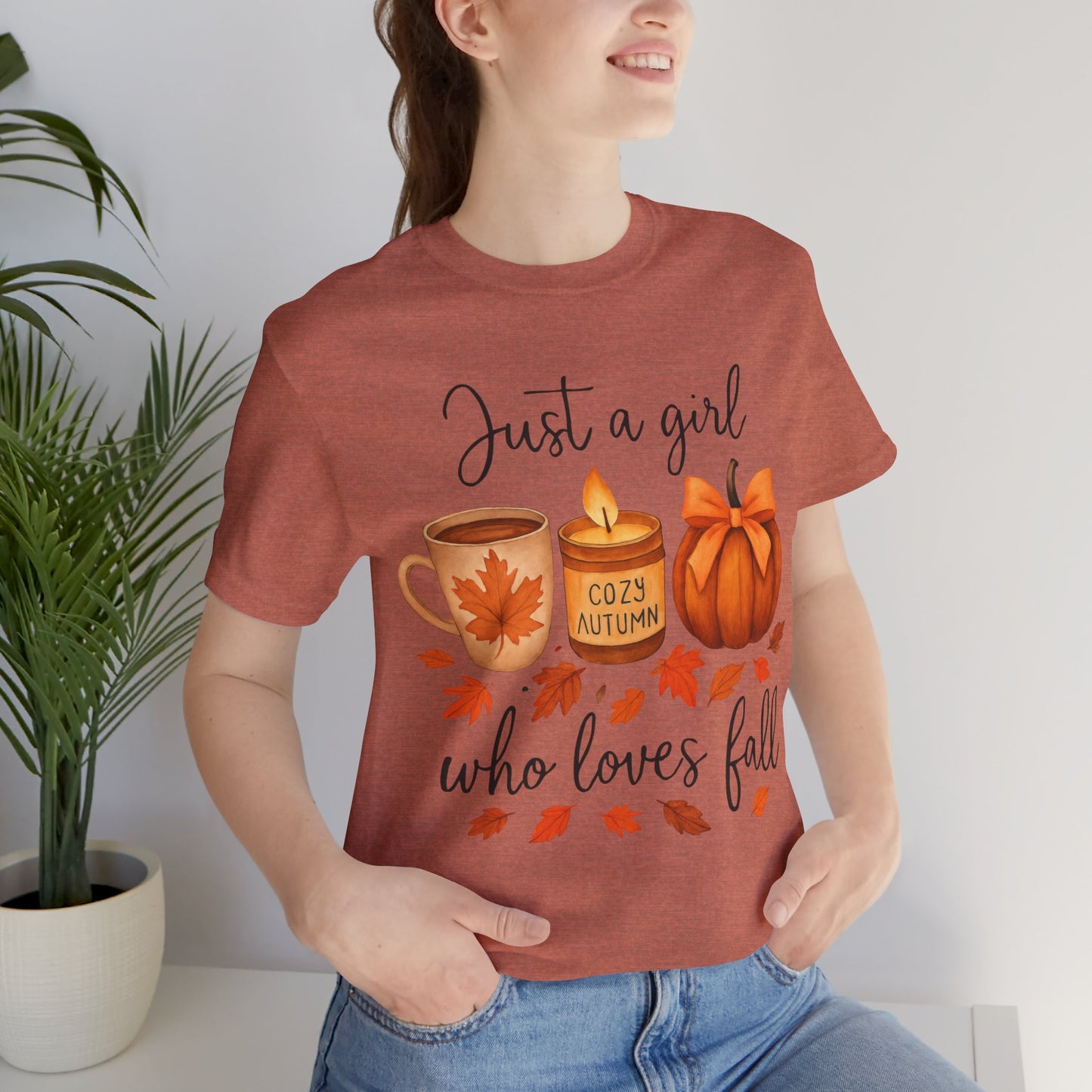 Just A Girl Who Loves Fall Shirt