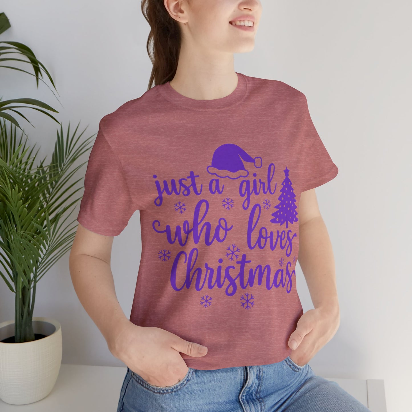 Just A Girl Who Loves Christmas Shirt