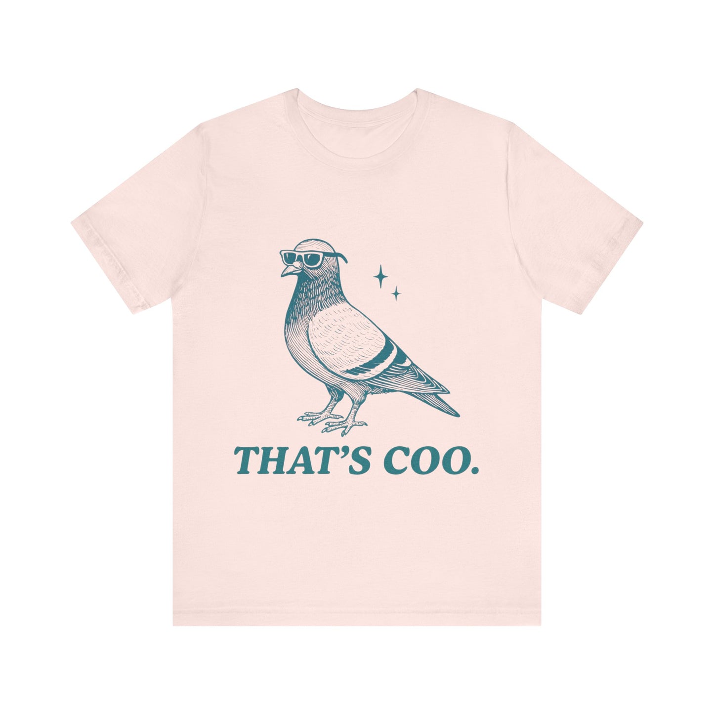 That's Coo  Tee, Cute Bird Graphic Shirt