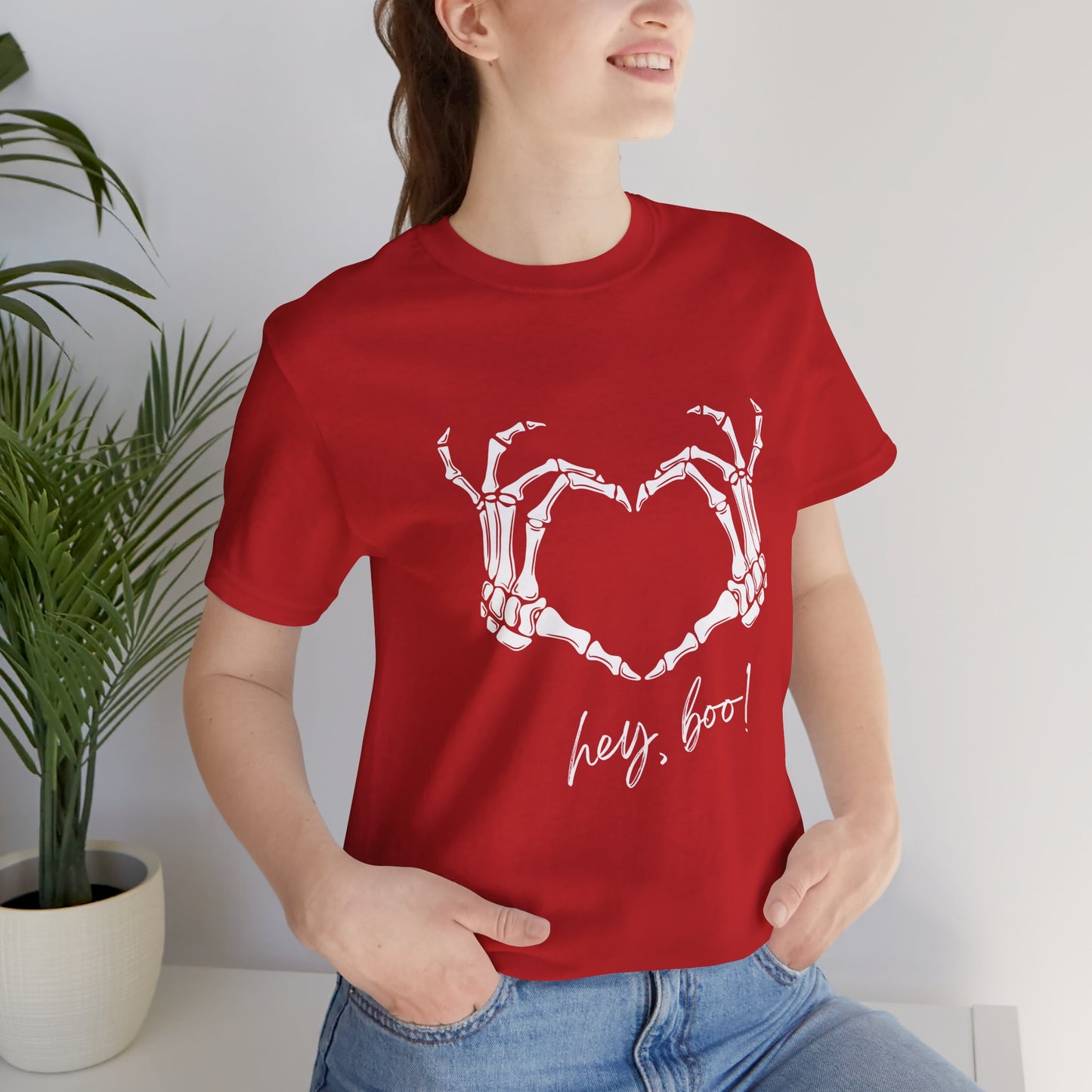 Romantic  Spooky  Skeleton Heart T-Shirt
