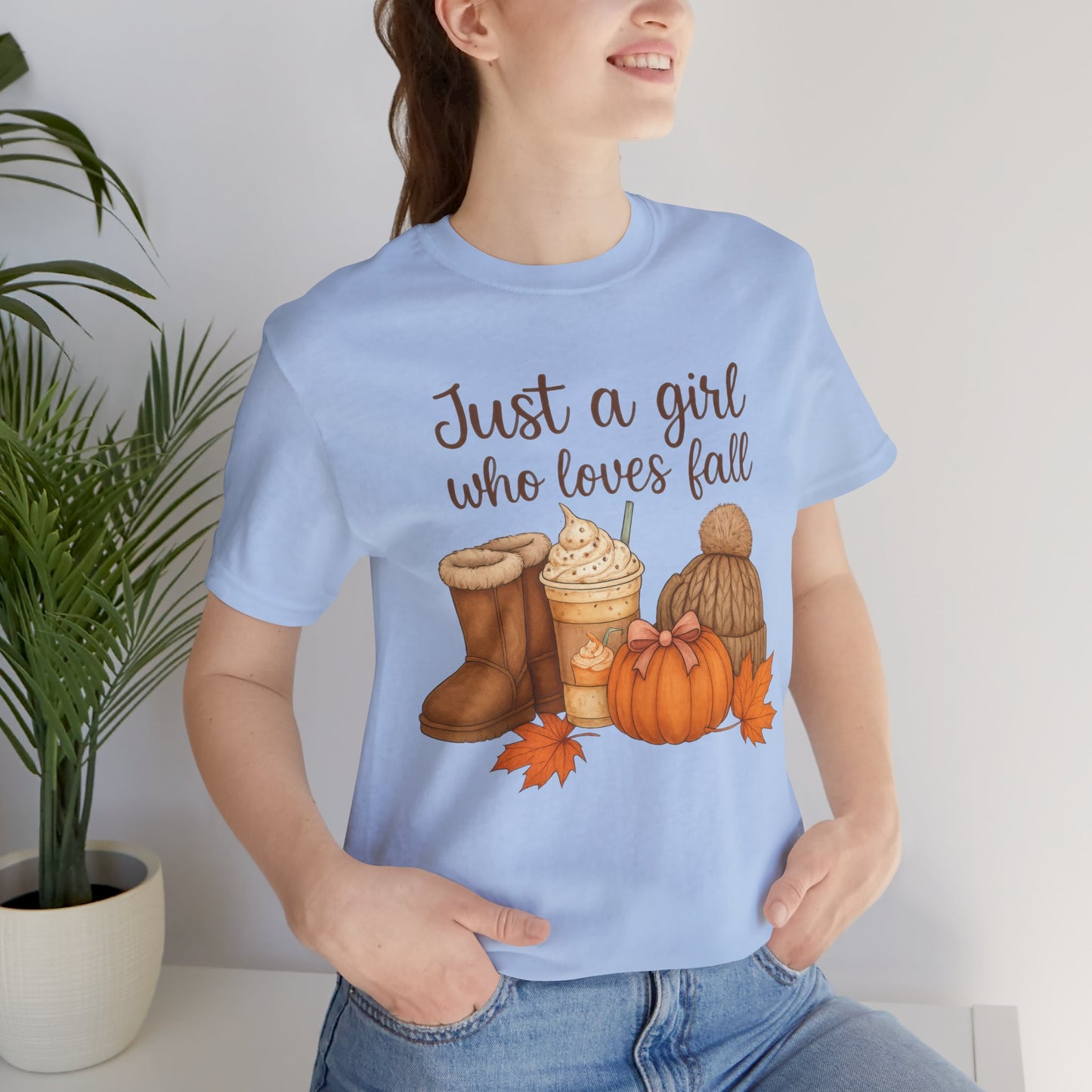 Just a Girl Who Loves Fall, Shirt, Cozy Outfit