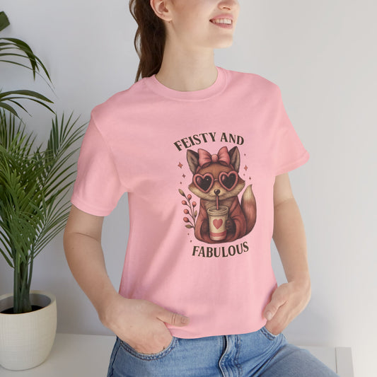 Feisty and Fabulous Fox  Cute Animal T-Shirt