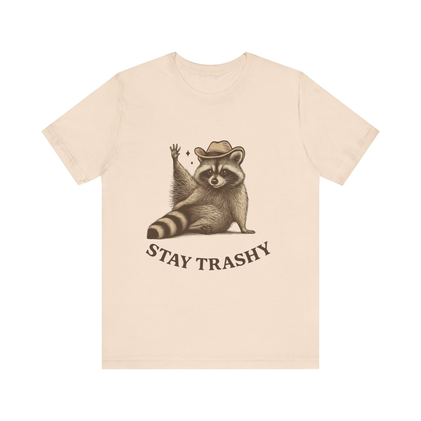 Stay Trashy Raccoon Tee for Nature Lovers