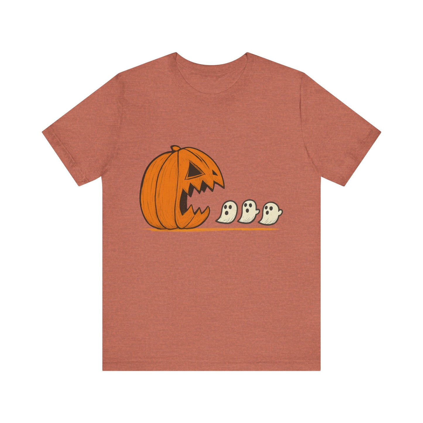 Halloween Ghosts Pumpkin  T-Shirt
