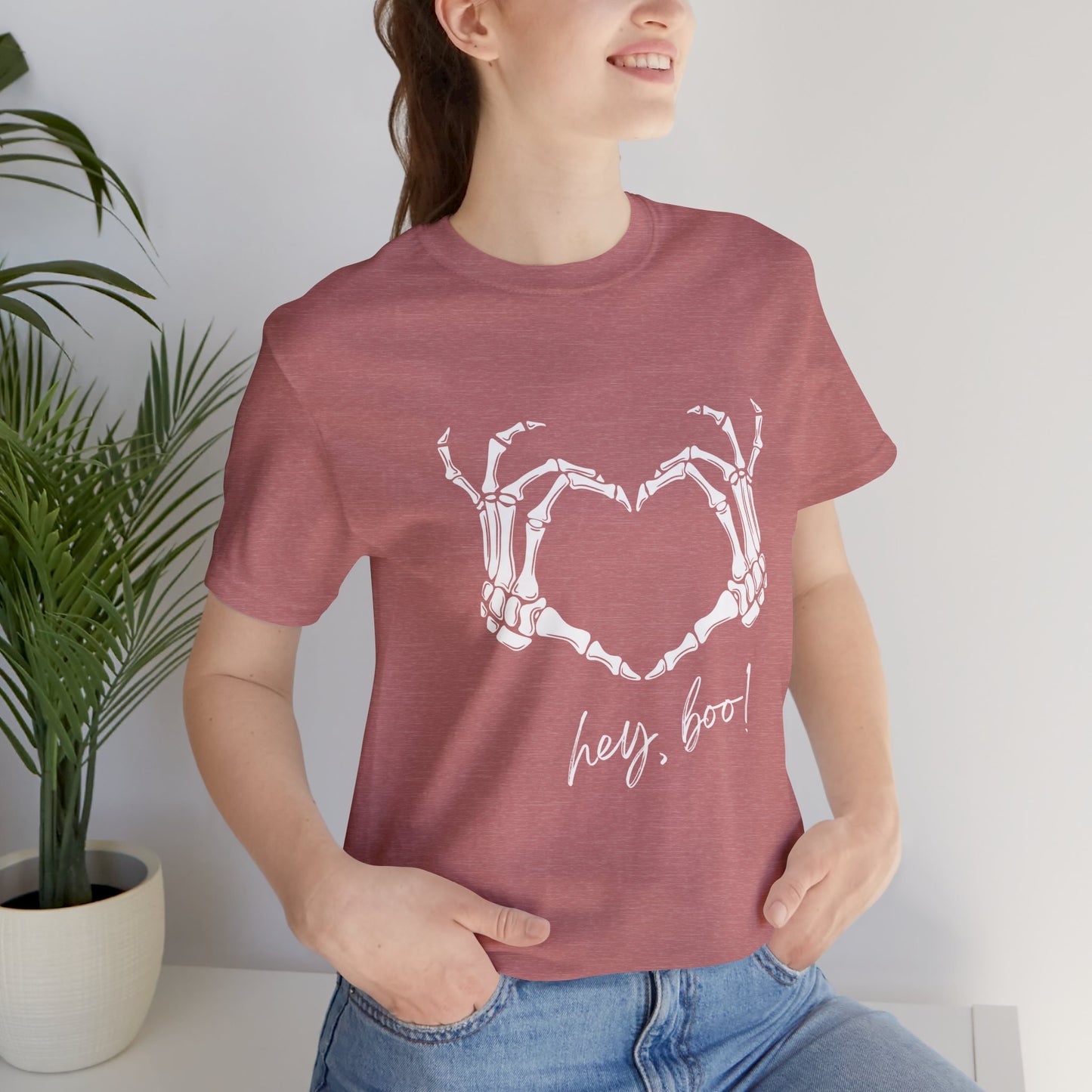 Romantic  Spooky  Skeleton Heart T-Shirt