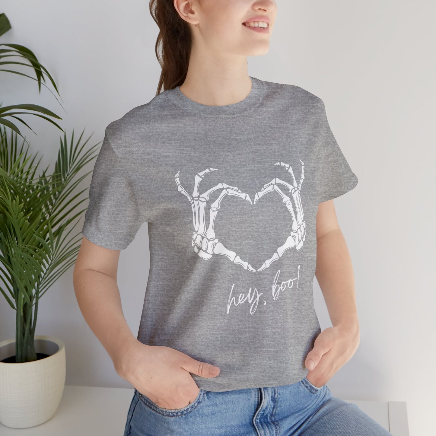 Romantic  Spooky  Skeleton Heart T-Shirt