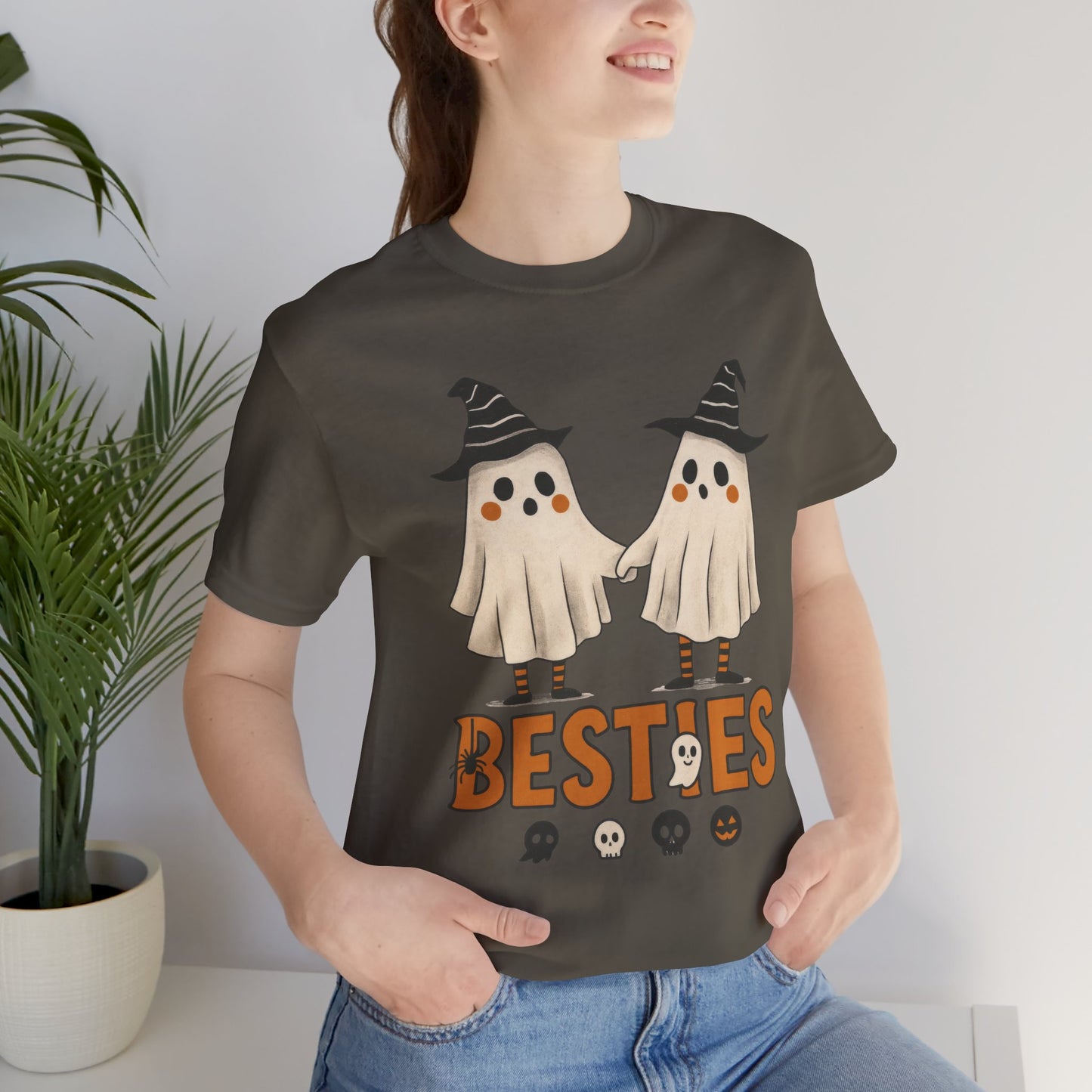 Besties Ghosts Halloween T-Shirt