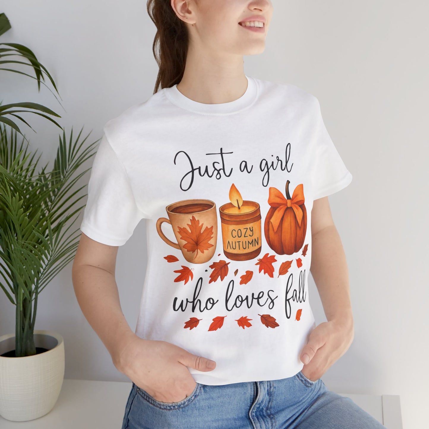 Just A Girl Who Loves Fall Shirt