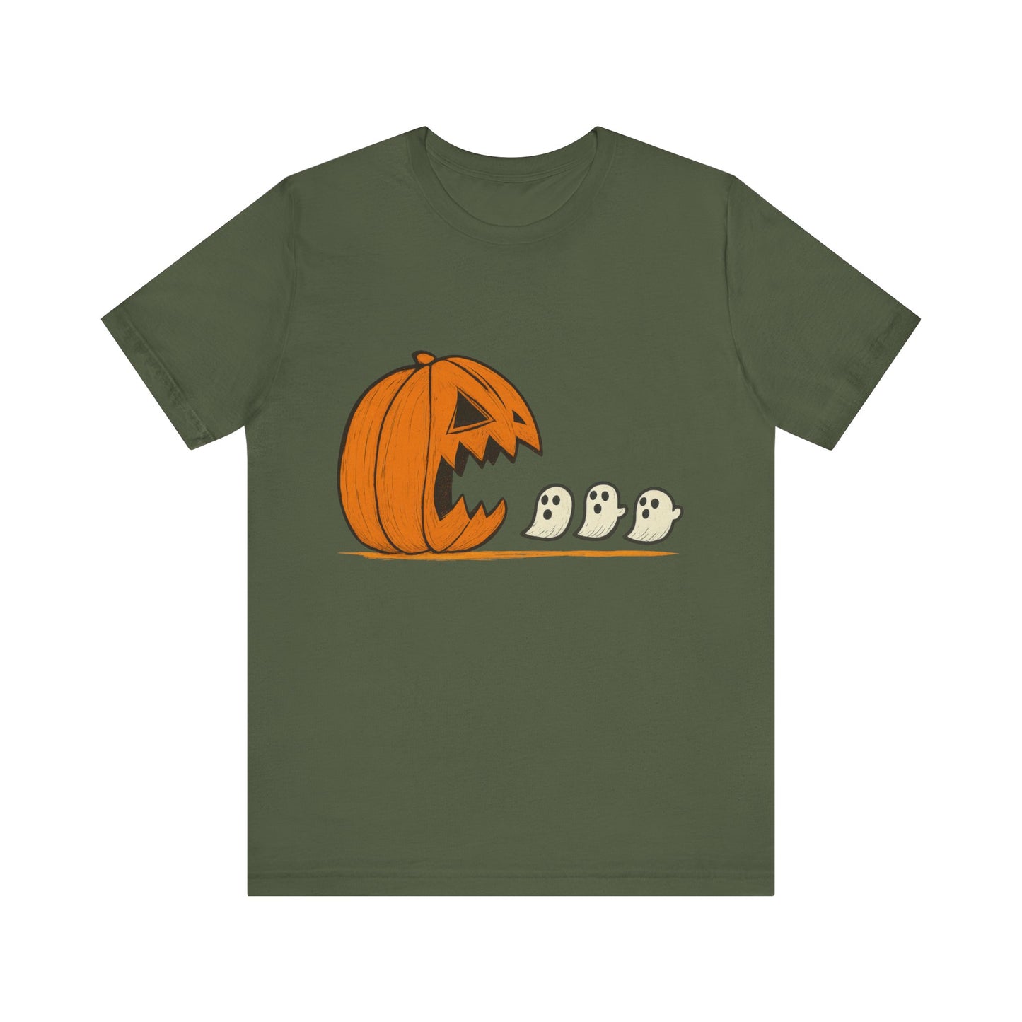 Halloween Ghosts Pumpkin  T-Shirt